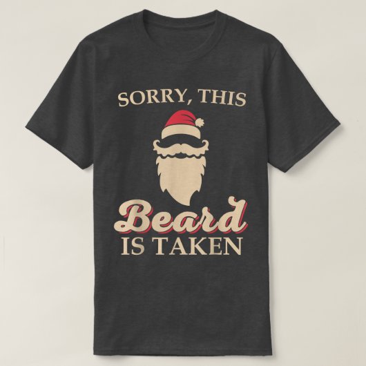 Mens Sorry, dieser Bart ist Weihnachten Weihnachte T-Shirt (Design vorne)