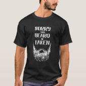 Mens Sorry, dieser Bart wird Shirt Männer Funny Ma (Vorderseite)