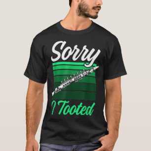 Mens Sorry, ich Toooot Funny Clarinet Player Music T-Shirt