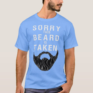Mens Sorry, sein Bart wird zu Valentines Day tee f