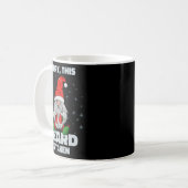 Mens Sorry This Beard Is Taken Christmas Gnome Bea Kaffeetasse (Vorderseite Links)