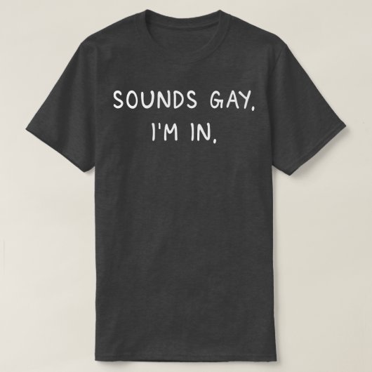 Mens Sounds Gay T-Shirt (Design vorne)