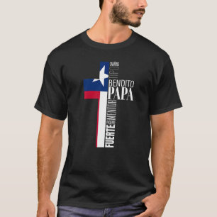 Mens Spanish Christlich Vathers Day Vater Dia Del T-Shirt