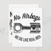 Mens Speed Racing Sportwagen Keine Airbags - Wir D Begleitkarte (Vorne/Hinten)