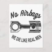 Mens Speed Racing Sportwagen Keine Airbags - Wir D Begleitkarte (Rückseite)