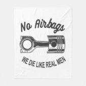 Mens Speed Racing Sportwagen Keine Airbags - Wir D Fleecedecke (Vorderseite)