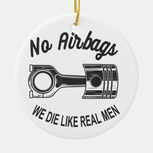 Mens Speed Racing Sportwagen Keine Airbags - Wir D Keramik Ornament (Vorne)