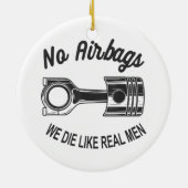 Mens Speed Racing Sportwagen Keine Airbags - Wir D Keramik Ornament (Hinten)