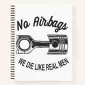 Mens Speed Racing Sportwagen Keine Airbags - Wir D Notizblock (Vorderseite)