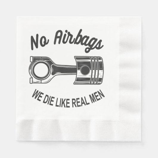 Mens Speed Racing Sportwagen Keine Airbags - Wir D Serviette (Vorderseite)