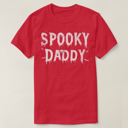 Mens Spooky Daddy Matching Family Funny Halloween T-Shirt (Design vorne)