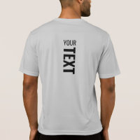 Mens Sport Back Side Print Template Moderne