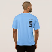 Mens Sport-Tek akku Back Print Template T-Shirt (Schwarz voll)