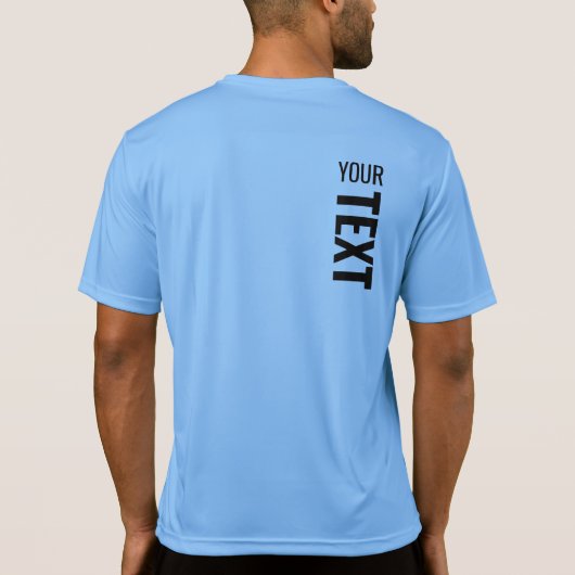 Mens Sport-Tek akku Back Print Template T-Shirt (Rückseite)