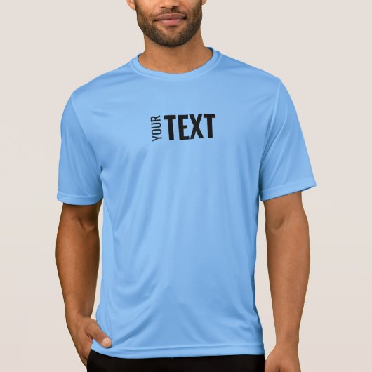 Mens Sport-Tek Mitbewerber Actrawear Carolina Blue T-Shirt (Vorderseite)
