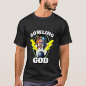 Mens Sports Bowling Shirt BOWLING GOD (Vorderseite)