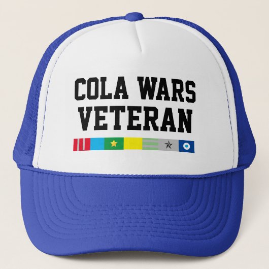 Mens Sportswear Baseball COLA WARS VETERAN Trucker Truckerkappe (Vorderseite)