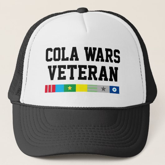 Mens Sportswear Baseball COLA WARS VETERAN Trucker Truckerkappe (Vorderseite)