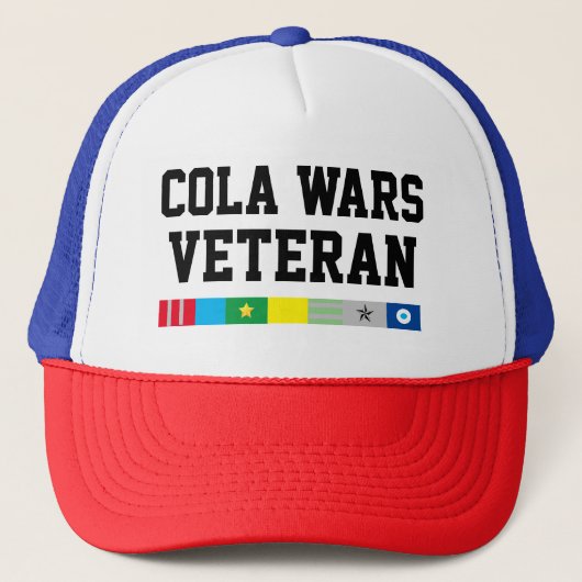 Mens Sportswear Baseball COLA WARS VETERAN Truckerkappe (Vorderseite)