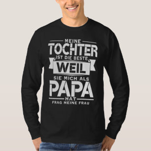 Mens Sprichwort Bester Vater-Tochter-Partner Ausse T-Shirt