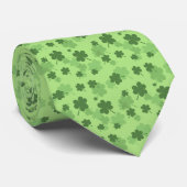 Men's St. Patrick's Clover Krawatte (Gerollt)