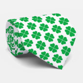 Men's St. Patrick's Clover Krawatte (Gerollt)