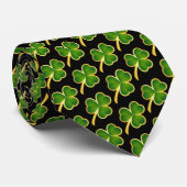 Men's St. Patrick's Clover Krawatte (Gerollt)