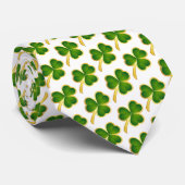 Men's St. Patrick's Clover Krawatte (Gerollt)
