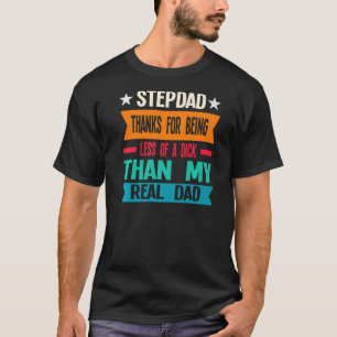 Mens Stepdad Danke für euren Vater Vater T-Shirt