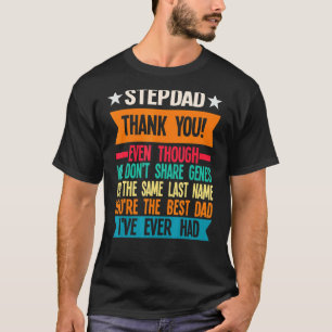 Mens Stepdad danke Ihnen, auch wenn Vater T-Shirt