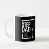 Mens Stepdad der Mann der Mythos der Legende Gesch Kaffeetasse (Links)