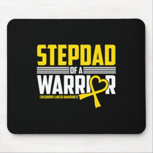 Mens Stepdad Kinder Krebs Bewusstsein Survivor R Mousepad