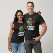Mens Stepdad Saurus Dinosaur Funny Stepdadsaurus R T-Shirt (Unisex)