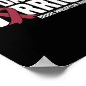 Mens Stepdad von einem Krieger-Gehirn-Aneurysma-Be Poster (Ecke)