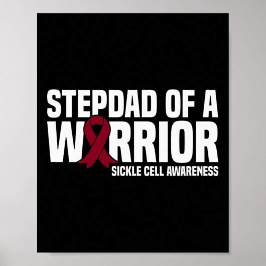 Mens Stepdad von einem Sichelzellenbewusstsein ein Poster (Vorne)