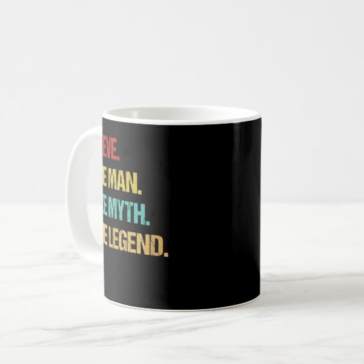 Mens Steve Name Kaffeetasse (Vorderseite Links)