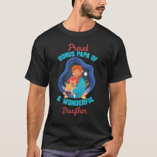Mens Stolz Bonus Papa von einem wunderbaren Töchte T-Shirt