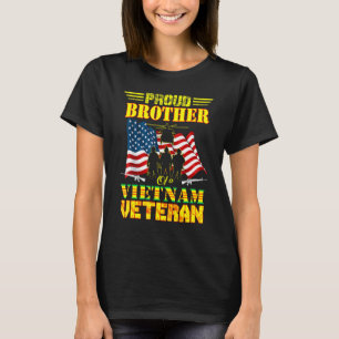 Mens stolz Bruder eines vietnamesischen Veteranen- T-Shirt