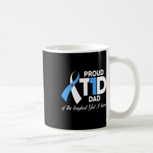Mens Stolz T1d Vater Tochter Diabetes Bewusstsein Kaffeetasse