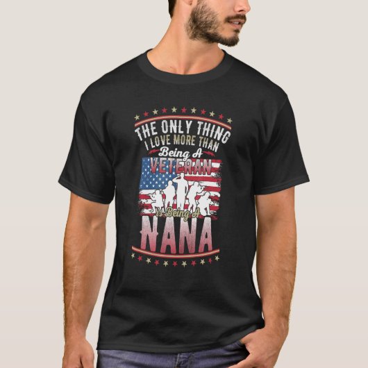 Mens Stolz US Flag I Liebe mehr als ein Veteran zu T-Shirt (Vorderseite)