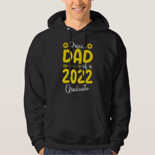 Mens Stolz Vater einer Abschluss-Familie mit Absch Hoodie