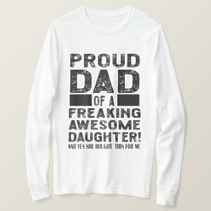 Mens Stolz Vater einer Phantastischen Freaktochter T-Shirt