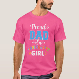 Mens Stolz Vater eines Kindergartens Girl First Da T-Shirt