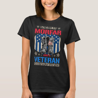 Mens Stolz Vater Morfar und Veteran Veteran Vather T-Shirt