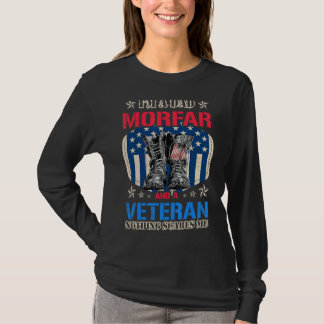 Mens Stolz Vater Morfar und Veteran Veteran Vather T-Shirt