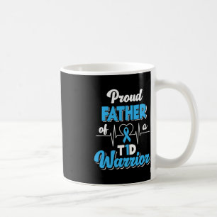 Mens Stolzer Vater einer Diabetesdiabetesdiabet de Kaffeetasse