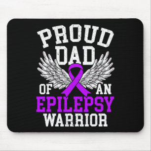 Mens Stolzer Vater eines Epilepsie-Kriegers Epilep Mousepad