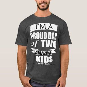 Mens Storecastle Stolz Vater von zwei Phantastisch T-Shirt