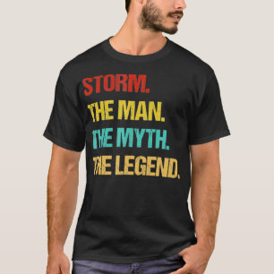 Mens Storm Der Mann der Mythos die Legende T-Shirt