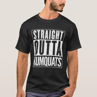 Mens Straight Outta Kumquats erschütterte Vintagen T-Shirt